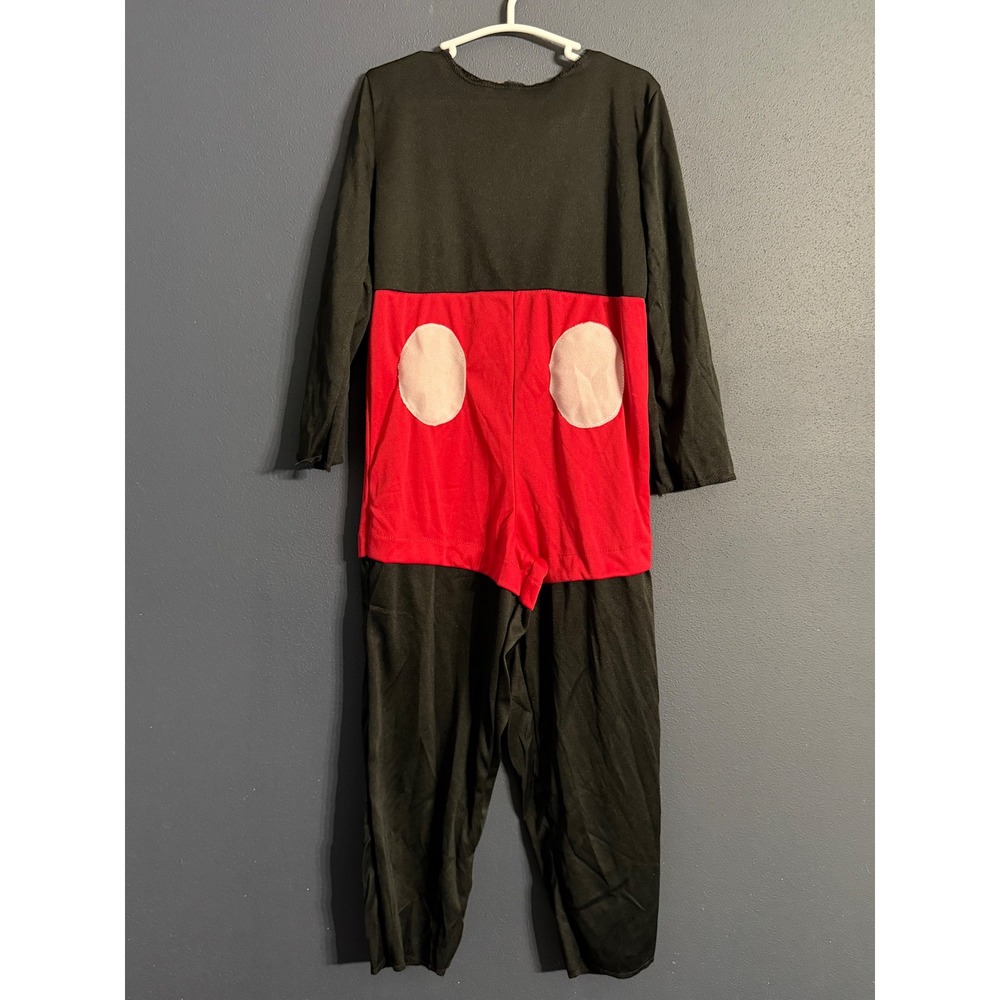 Disney Mickey Mouse Toddler Costume Size 3T-4T Black Red Jumpsuit Halloween NWOT